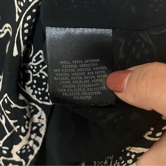 Anthropologie Maeve Elephant Noronha Faux Wrap Size XSmallP - Picture 9 of 12